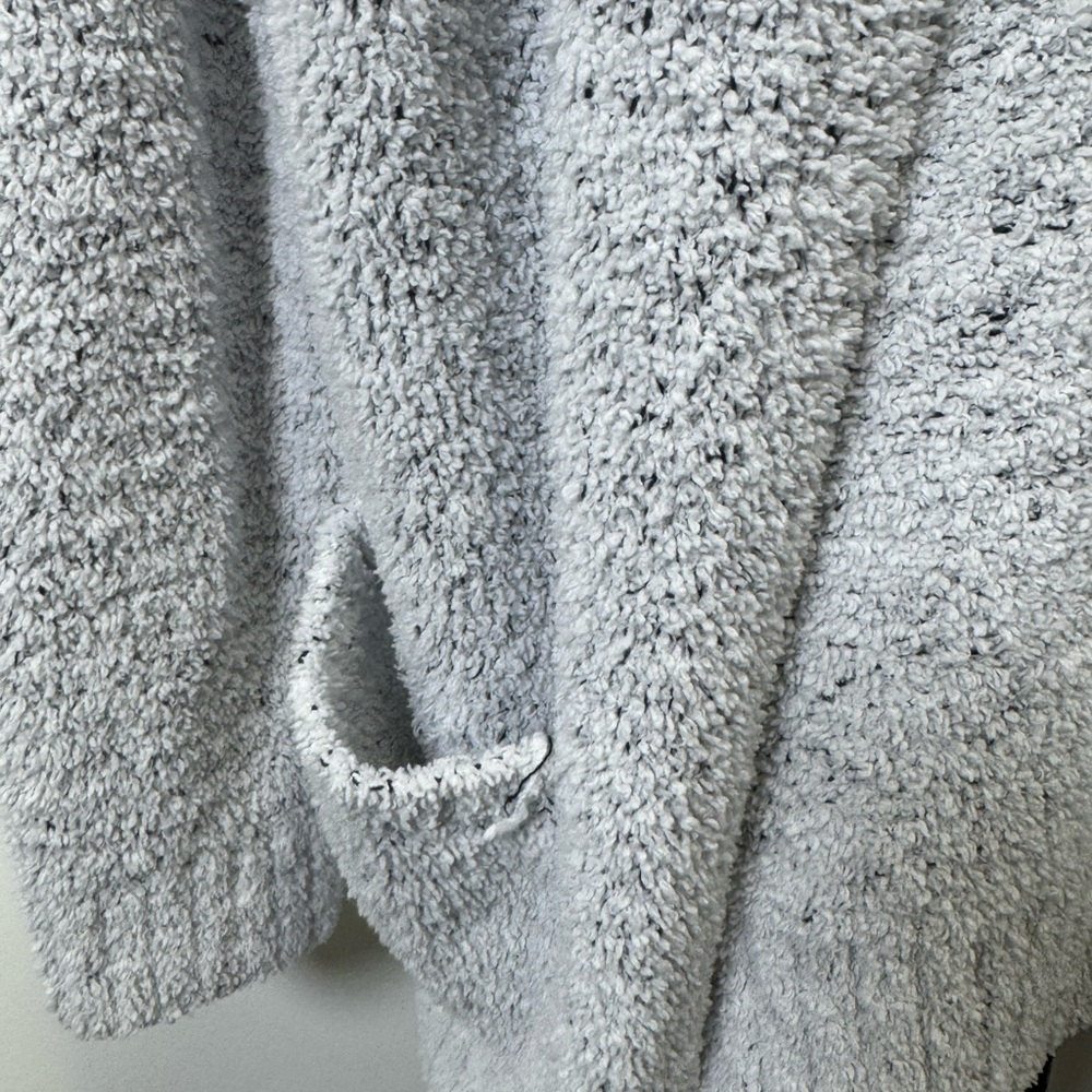 Abercrombie Kids Soft Gray Sherpa Jacket - Picture 7 of 8